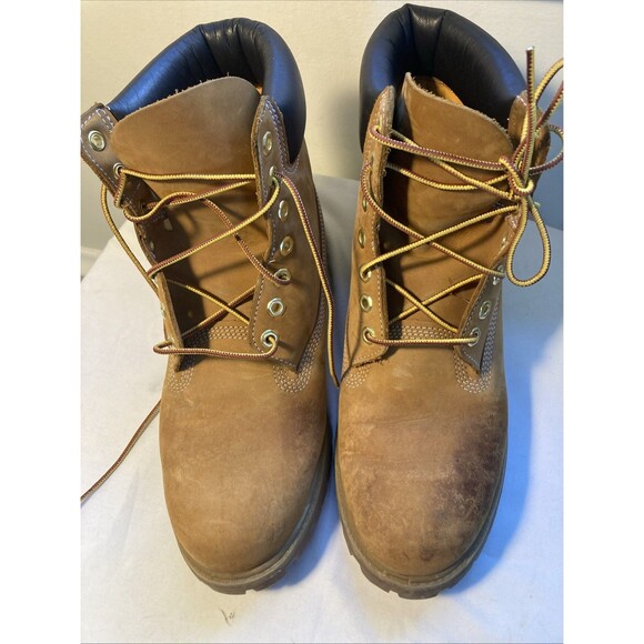 Timberland 6-Inch Premium Waterproof Work Boots Nubuck Leather Men’s Size 10 main image 15